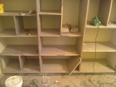 Wardrobe under construction 1