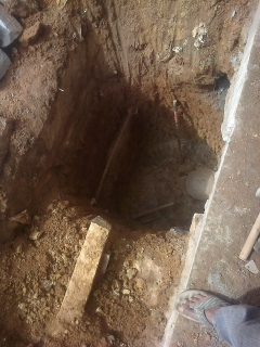 Digging pit