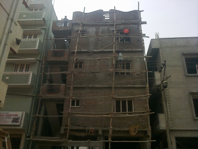 House ready for plastering