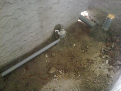 Fixing plumbing lines 2