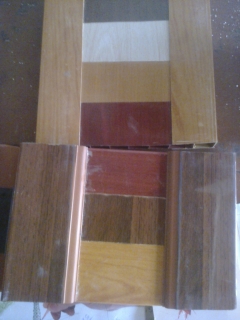 Different colors in plastick doors