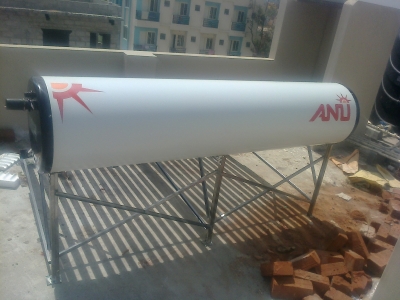 Solar water heater fixing 6